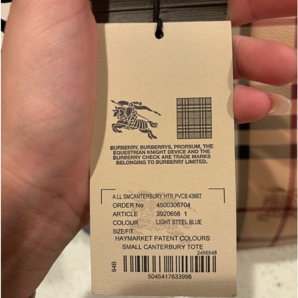 NWT Burberry Sm Canterbury Tote - Picture 8 of 15